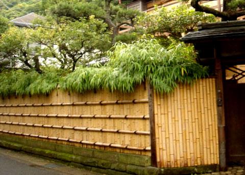 Заборы из бамбука и тростника Заборы из бамбука и тростника