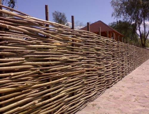 Заборы из лозы Заборы из лозы