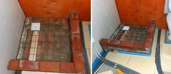 Как сделать душевую кабину с поддоном из плитки Как сделать душевую кабину с поддоном из плитки