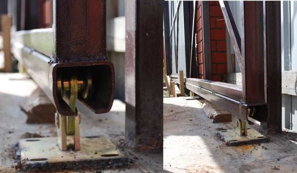 Как сделать сдвижные (откатные) ворота: делаем консольные — фотоотчет, видео Как сделать сдвижные (откатные) ворота: делаем консольные — фотоотчет, видео