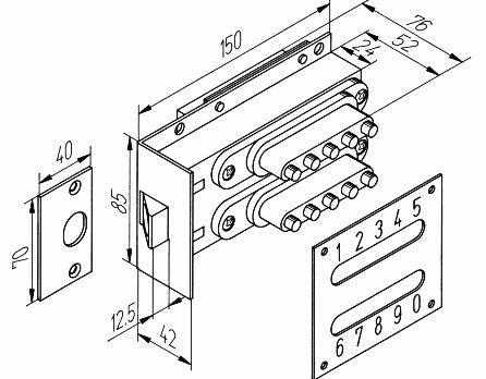 Замки для калитки из профнастила Замки для калитки из профнастила