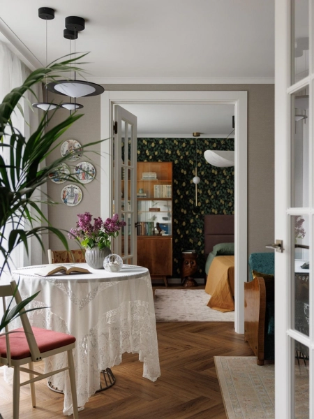 Винтаж и цвет: квартира 49 м² в санкт-петербурге под сдачу Винтаж и цвет: квартира 49 м² в санкт-петербурге под сдачу