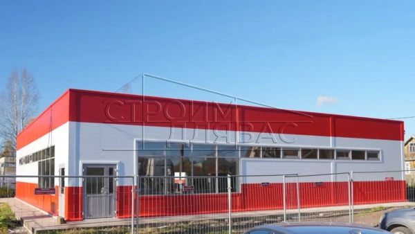 Проекты магазинов в 2 этажа современного вида из сэндвич-панелей Проекты магазинов в 2 этажа современного вида из сэндвич-панелей