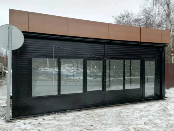 Проекты магазинов в 2 этажа современного вида из сэндвич-панелей Проекты магазинов в 2 этажа современного вида из сэндвич-панелей