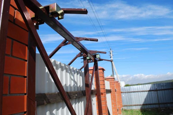 Как сделать сдвижные (откатные) ворота: делаем консольные — фотоотчет, видео Как сделать сдвижные (откатные) ворота: делаем консольные — фотоотчет, видео