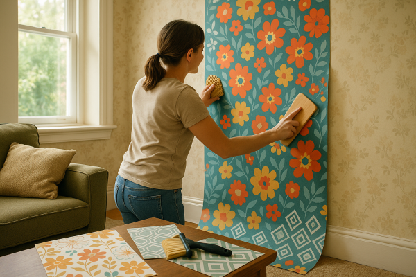 Как обновить старые обои без снятия: простые способы переклейки и выбор рисунка для нового взгляда на стену Как обновить старые обои без снятия: простые способы переклейки и выбор рисунка для нового взгляда на стену
