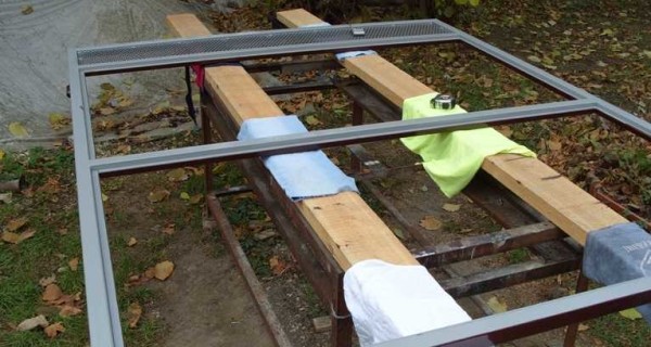 Ворота из профлиста своими руками: фотоотчет + видео Ворота из профлиста своими руками: фотоотчет + видео