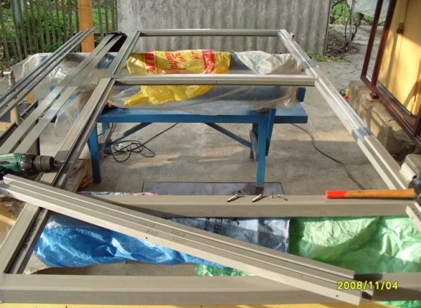 Ворота из профлиста своими руками: фотоотчет + видео Ворота из профлиста своими руками: фотоотчет + видео