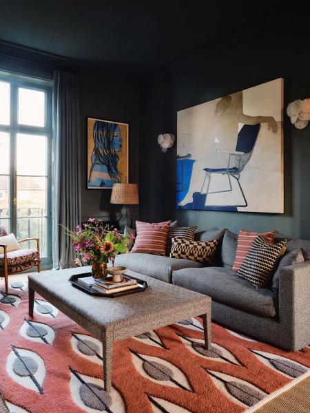 Атмосферные оттенки в элегантных интерьерах георгианского таунхауса на юге лондона Атмосферные оттенки в элегантных интерьерах георгианского таунхауса на юге лондона