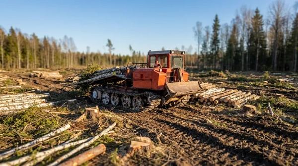 Трелевочный трактор тдт‑55 Трелевочный трактор тдт‑55