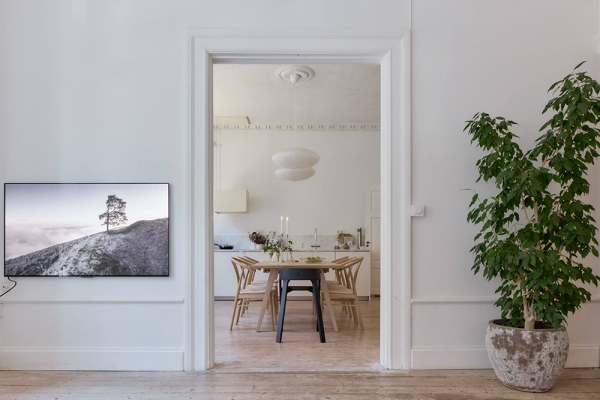 Белая скандинавия: очарование минималистичного интерьера в мальмё Белая скандинавия: очарование минималистичного интерьера в мальмё