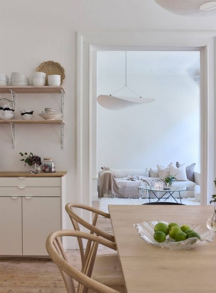 Белая скандинавия: очарование минималистичного интерьера в мальмё Белая скандинавия: очарование минималистичного интерьера в мальмё