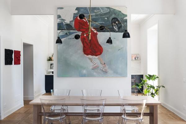 Без штор, но с книгами: светлый современный интерьер в риме Без штор, но с книгами: светлый современный интерьер в риме