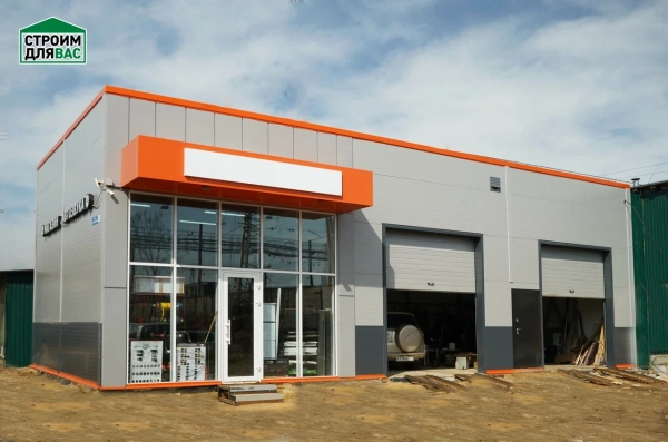 Проекты магазинов в 2 этажа современного вида из сэндвич-панелей Проекты магазинов в 2 этажа современного вида из сэндвич-панелей