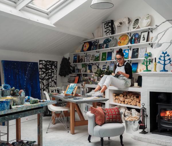 Дом и творческая студия одновременно: удивительный особняк художника в лондоне Дом и творческая студия одновременно: удивительный особняк художника в лондоне