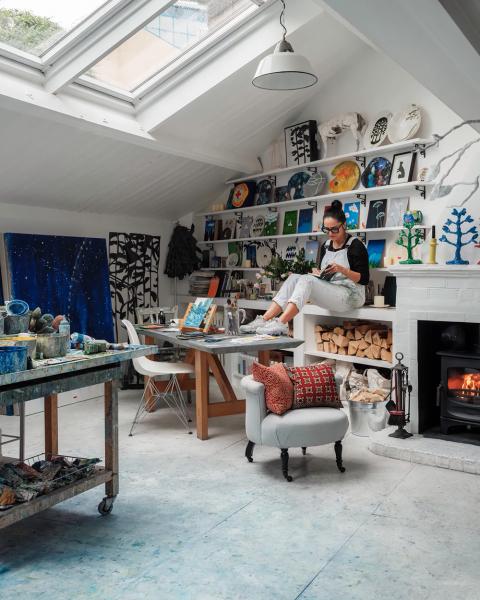 Дом и творческая студия одновременно: удивительный особняк художника в лондоне Дом и творческая студия одновременно: удивительный особняк художника в лондоне