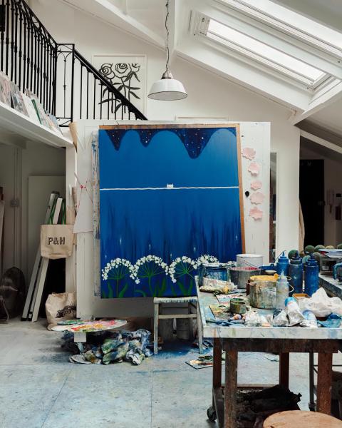 Дом и творческая студия одновременно: удивительный особняк художника в лондоне Дом и творческая студия одновременно: удивительный особняк художника в лондоне