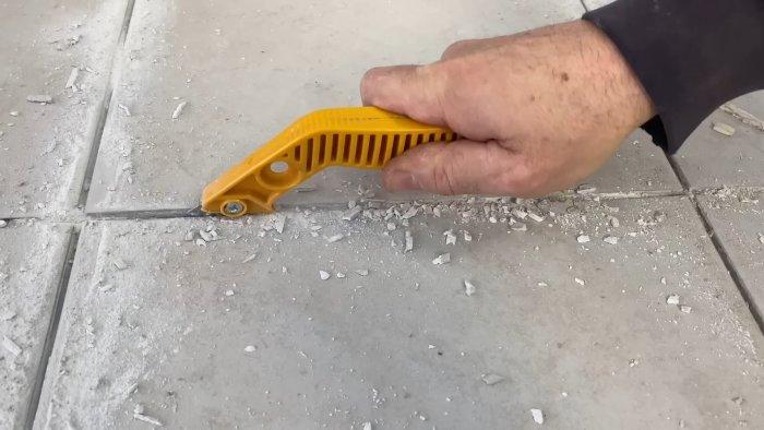 Как локально снять плитку без повреждения Как локально снять плитку без повреждения