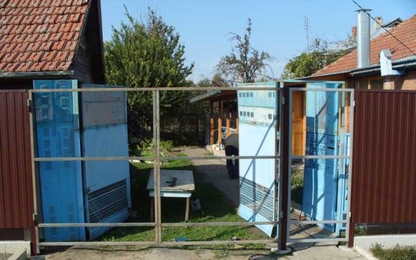 Ворота из профлиста своими руками: фотоотчет + видео Ворота из профлиста своими руками: фотоотчет + видео