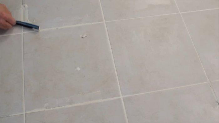 Как локально снять плитку без повреждения Как локально снять плитку без повреждения