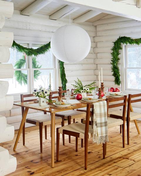 Идеально для зимних каникул: бревенчатый домик в иллинойсе Идеально для зимних каникул: бревенчатый домик в иллинойсе