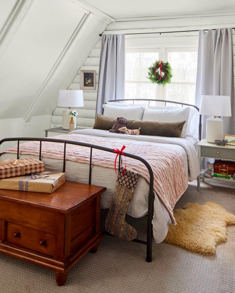 Идеально для зимних каникул: бревенчатый домик в иллинойсе Идеально для зимних каникул: бревенчатый домик в иллинойсе