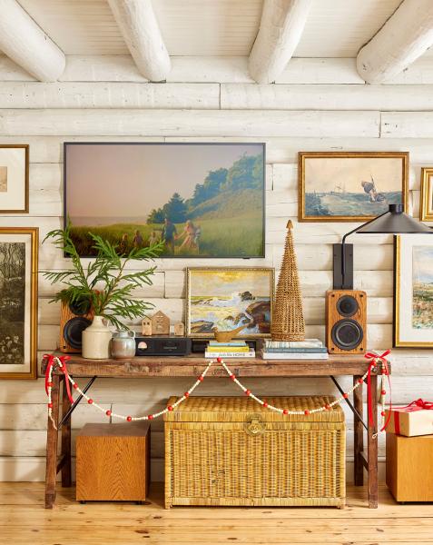 Идеально для зимних каникул: бревенчатый домик в иллинойсе Идеально для зимних каникул: бревенчатый домик в иллинойсе