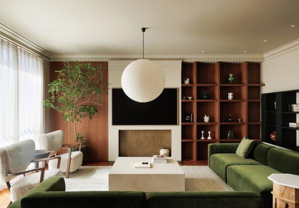 Красивый микс стилей в современной квартире в пекине Красивый микс стилей в современной квартире в пекине