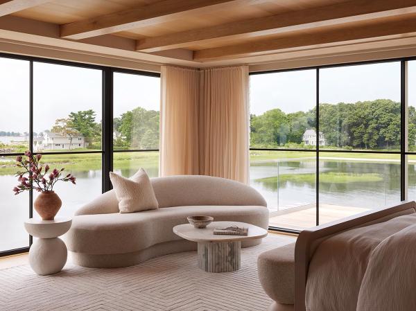 Мягкая элегантность на берегу озера: дом в коннектикуте Мягкая элегантность на берегу озера: дом в коннектикуте