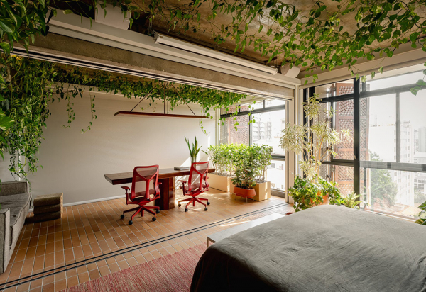 Настоящие городские джунгли: квартира в сан-паулу Настоящие городские джунгли: квартира в сан-паулу