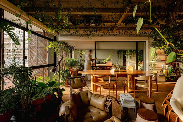 Настоящие городские джунгли: квартира в сан-паулу Настоящие городские джунгли: квартира в сан-паулу