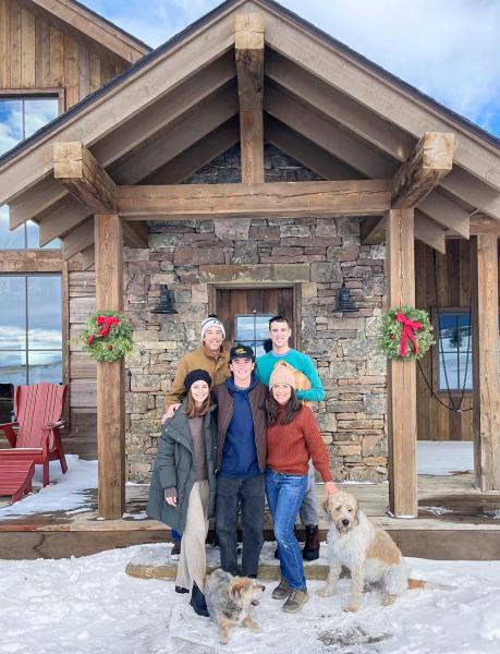 Праздники на горнолыжном курорте: интерьер в стиле рустик в монтане Праздники на горнолыжном курорте: интерьер в стиле рустик в монтане