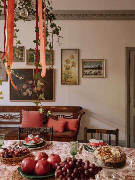 Роскошные праздничные интерьеры дома дизайнера одежды в лондоне Роскошные праздничные интерьеры дома дизайнера одежды в лондоне