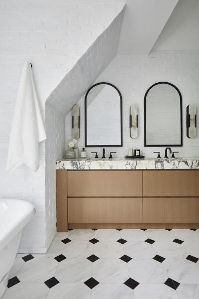 Роскошный деревянный потолок в интерьере модной квартиры в торонто Роскошный деревянный потолок в интерьере модной квартиры в торонто