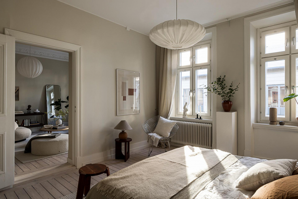 Сдержанная красота нейтрального интерьера: квартира в гетеборге Сдержанная красота нейтрального интерьера: квартира в гетеборге