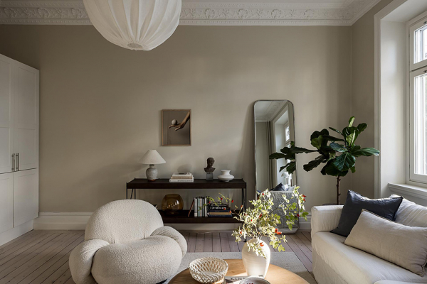 Сдержанная красота нейтрального интерьера: квартира в гетеборге Сдержанная красота нейтрального интерьера: квартира в гетеборге