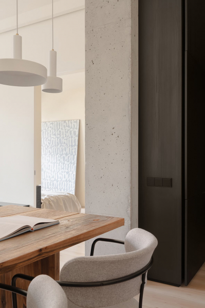 Стильный минимализм в молочных тонах: маленькая двушка в киеве (45 кв. М) Стильный минимализм в молочных тонах: маленькая двушка в киеве (45 кв. М)