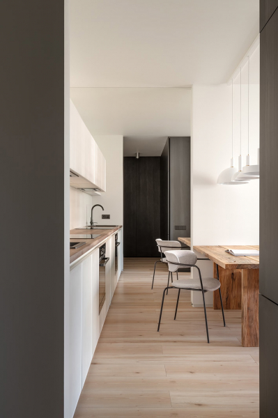 Стильный минимализм в молочных тонах: маленькая двушка в киеве (45 кв. М) Стильный минимализм в молочных тонах: маленькая двушка в киеве (45 кв. М)