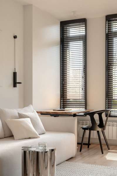 Стильный минимализм в молочных тонах: маленькая двушка в киеве (45 кв. М) Стильный минимализм в молочных тонах: маленькая двушка в киеве (45 кв. М)