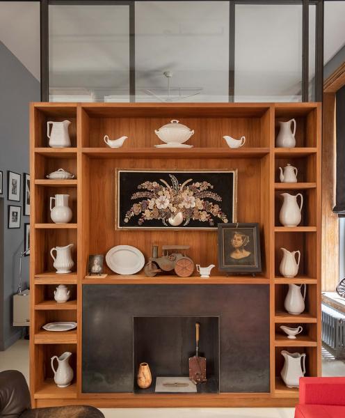 Впечатляющая высота потолков и живые растения: лофт коллекционера на манхеттене Впечатляющая высота потолков и живые растения: лофт коллекционера на манхеттене