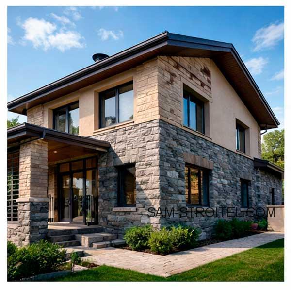 Вентилируемый фасад из камня: преимущества, устройство, виды и срок службы Вентилируемый фасад из камня: преимущества, устройство, виды и срок службы