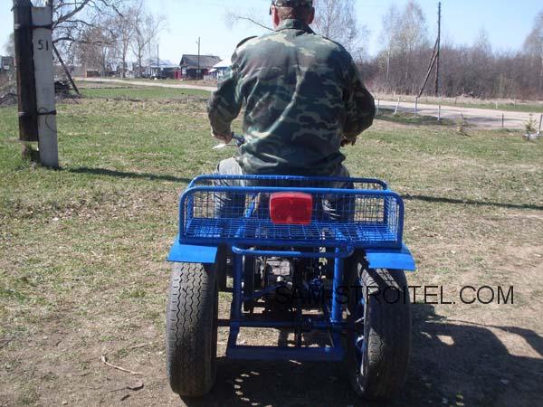 Самодельный трицикл с двигателем от мотоблока: как я сделал его своими руками Самодельный трицикл с двигателем от мотоблока: как я сделал его своими руками