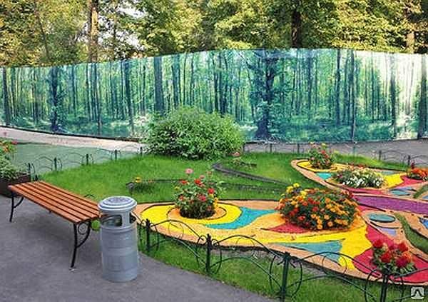 Фото-заборы: фото сетка для ограждений Фото-заборы: фото сетка для ограждений