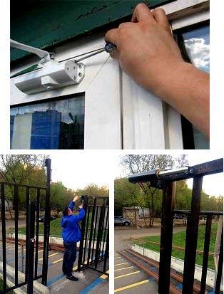 Доводчики для калиток Доводчики для калиток