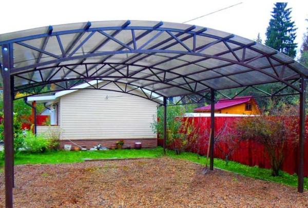 Делаем навес для авто из дерева, поликорбоната Делаем навес для авто из дерева, поликорбоната