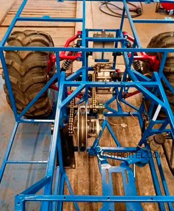 Как я сделал самодельный квадроцикл своими руками Как я сделал самодельный квадроцикл своими руками