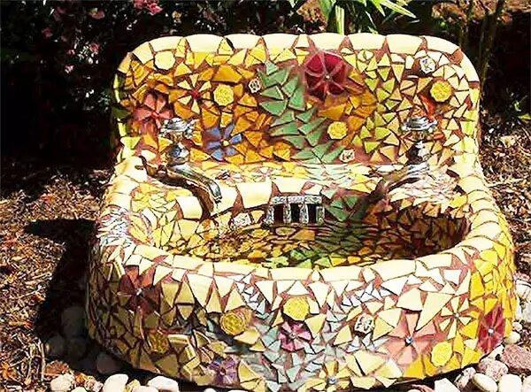 10 способов где можно использовать битую плитку 10 способов где можно использовать битую плитку