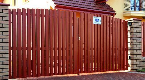 Как сделать калитку и ворота из металлического штакетника Как сделать калитку и ворота из металлического штакетника