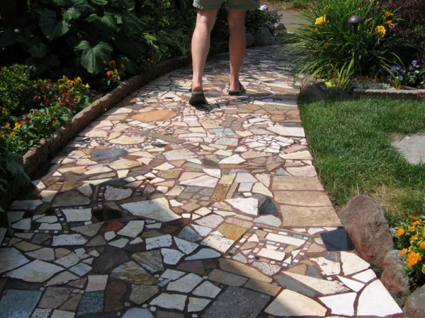 10 способов где можно использовать битую плитку 10 способов где можно использовать битую плитку