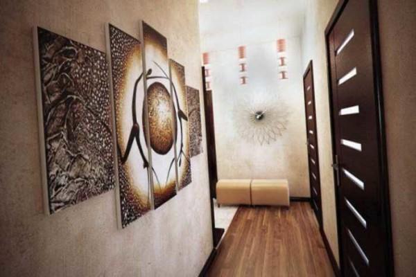 Обои в коридор: выбор типа, цвета, комбинирование Обои в коридор: выбор типа, цвета, комбинирование